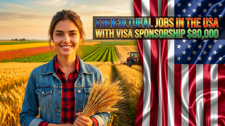Agricultural Jobs in the USA With Visa Sponsorship Paying $80,000
