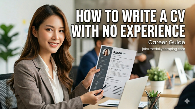 How to write a cv without experience