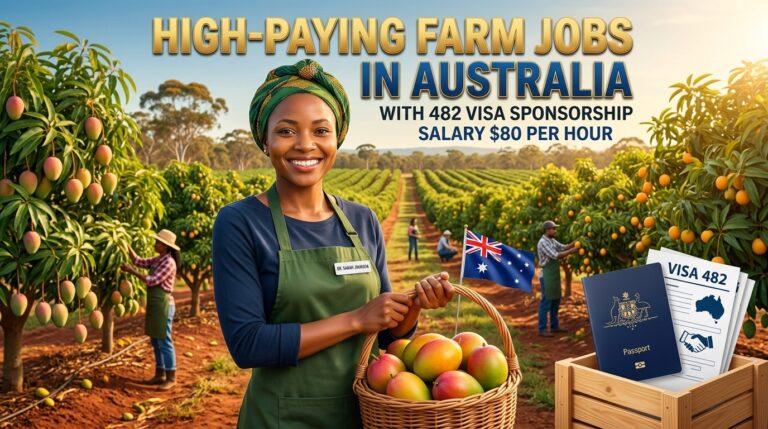 High-Paying Farm Jobs in Australia With 482 Visa Sponsorship 2026: Salary, Immigration Lawyer Fees, Health Insurance, and Home Loan Guide